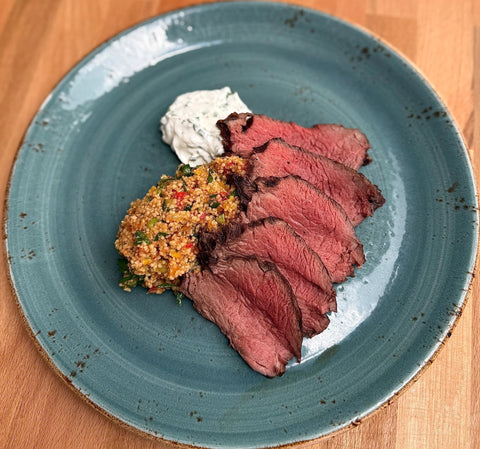 Hüftfilet mit Couscous-Salat