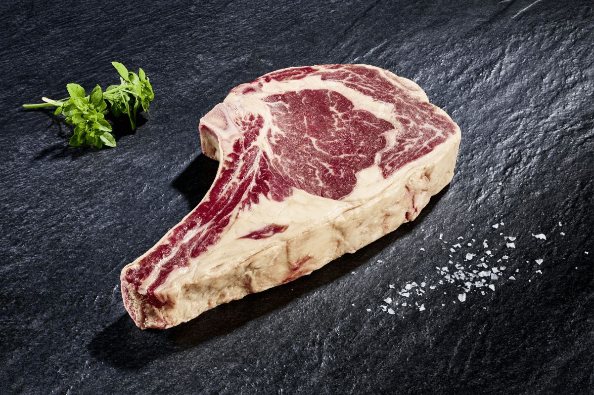 US Prime Creekstone Farms Ribeye am Knochen - fleisch.de